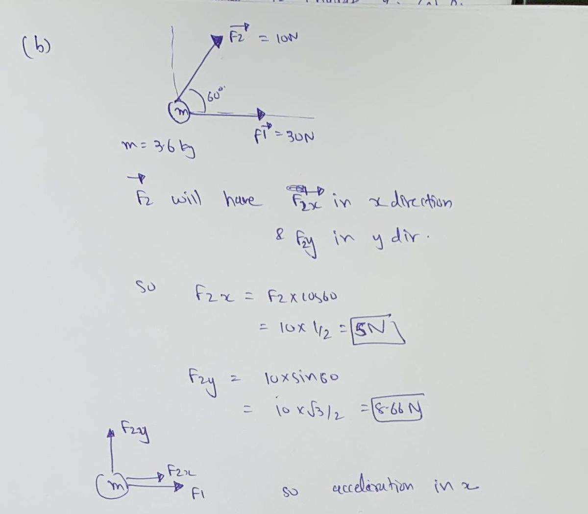 Physics homework question answer, step 1, image 1